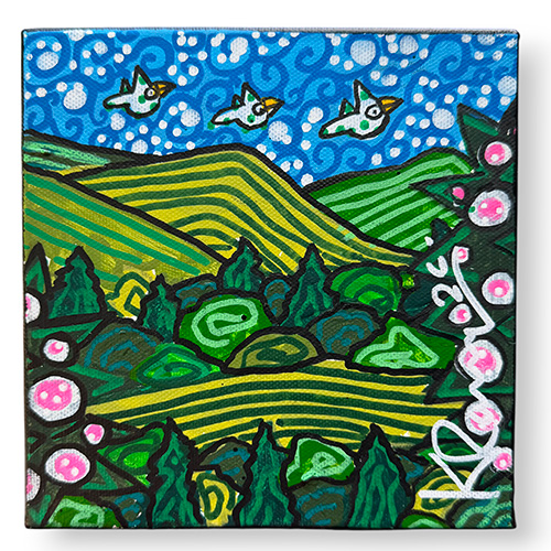 Kip Ramey 6x6 "The Mountains" WP6428